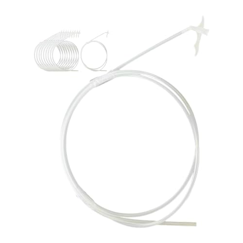 GARENDE 10本セット スプレーフォーム交換用チューブ 延長用 発泡ウレタンノズル 効率的 隙間充填ツール 断熱材 簡単取り付け 精密作業 多用途 DIY用品 シーリング 断熱工事に適用, 2M